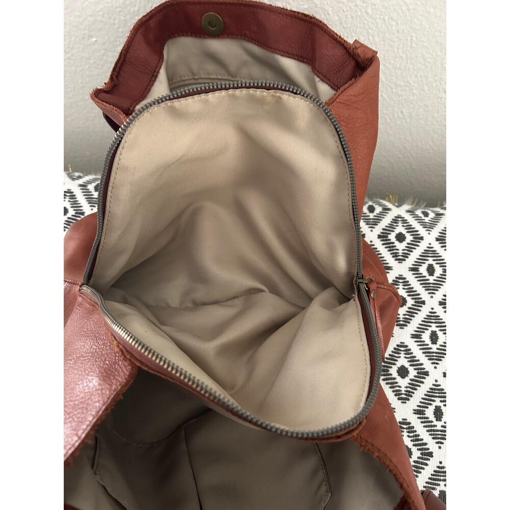 AMERICAN LEATHER CO LIBERTY SHOPPER LEATHER BAG - Picture 8 of 12